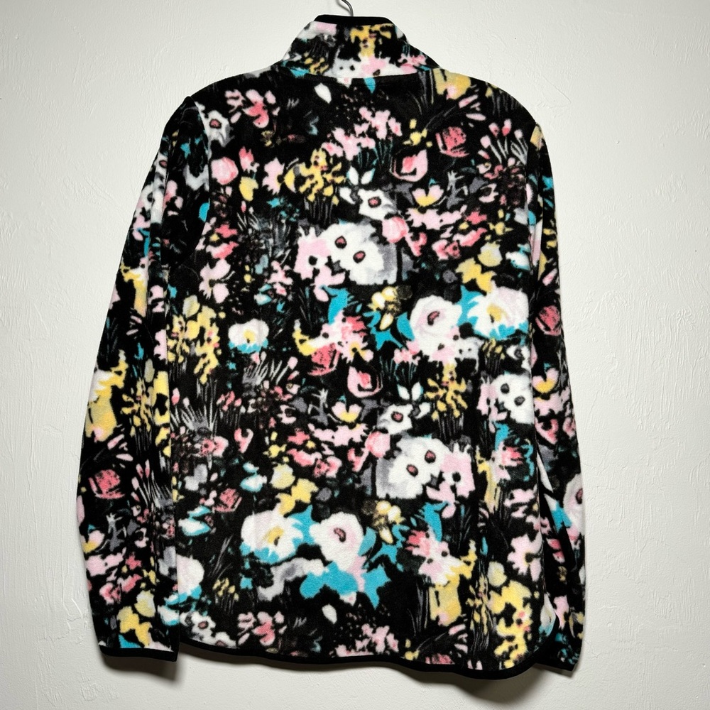 NWT Vera Bradley Women's Snap Collar Fleece Pullover Sweatshirt with Pockets - Picture 6 of 6
